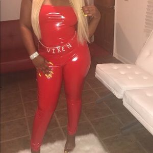 • Leather Jumpsuit!